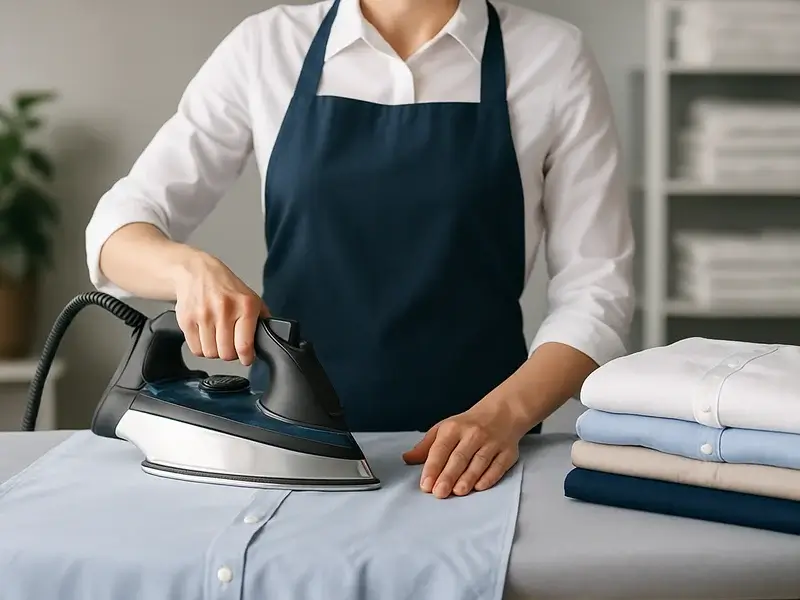 Professional ironing service in Bournemouth - perfectly pressed shirts and garments