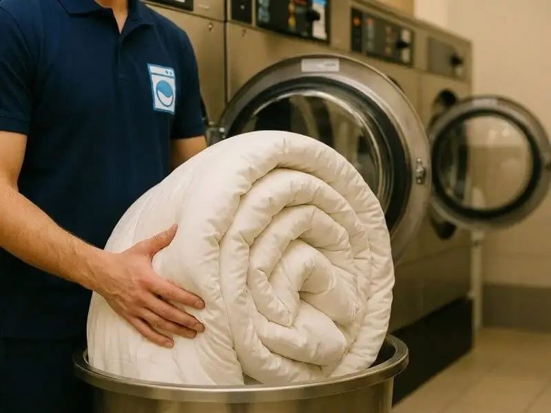 Bedding / Household Linen Laundry in London - freshly washed linens and bedding