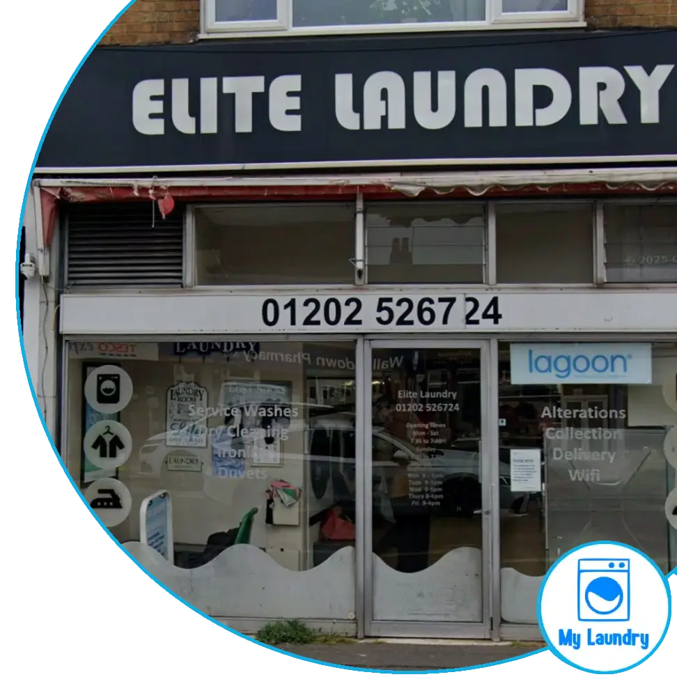 Elite Laundry & Dry Cleaning storefront Bournemouth