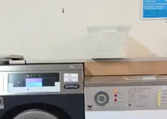 Launderette machines