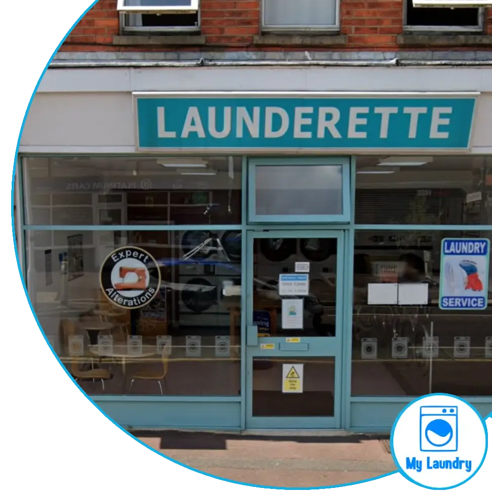 Moordown Launderette storefront in Bournemouth
