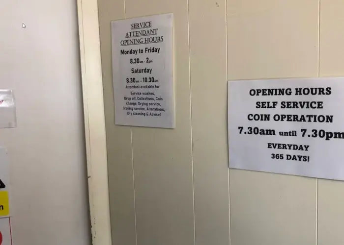 Somerford Launderette washing machines