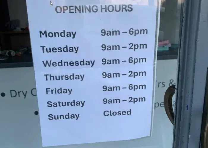 Southbourne Dry Cleaning laundry machines