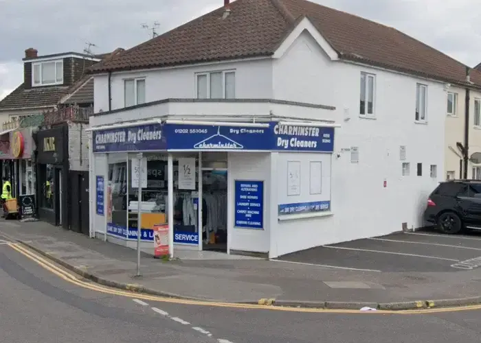 The Charminster Dry Cleaners exterior in Charminster, Bournemouth
