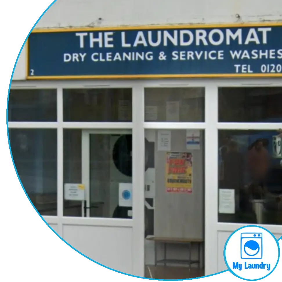 The Laundromat exterior, Hill View Road, Bournemouth (BH10)