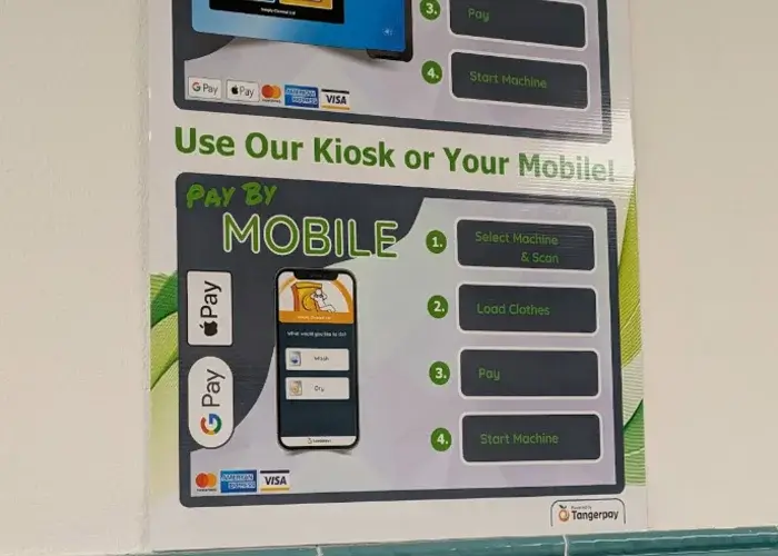 Westbourne Launderette interior washers