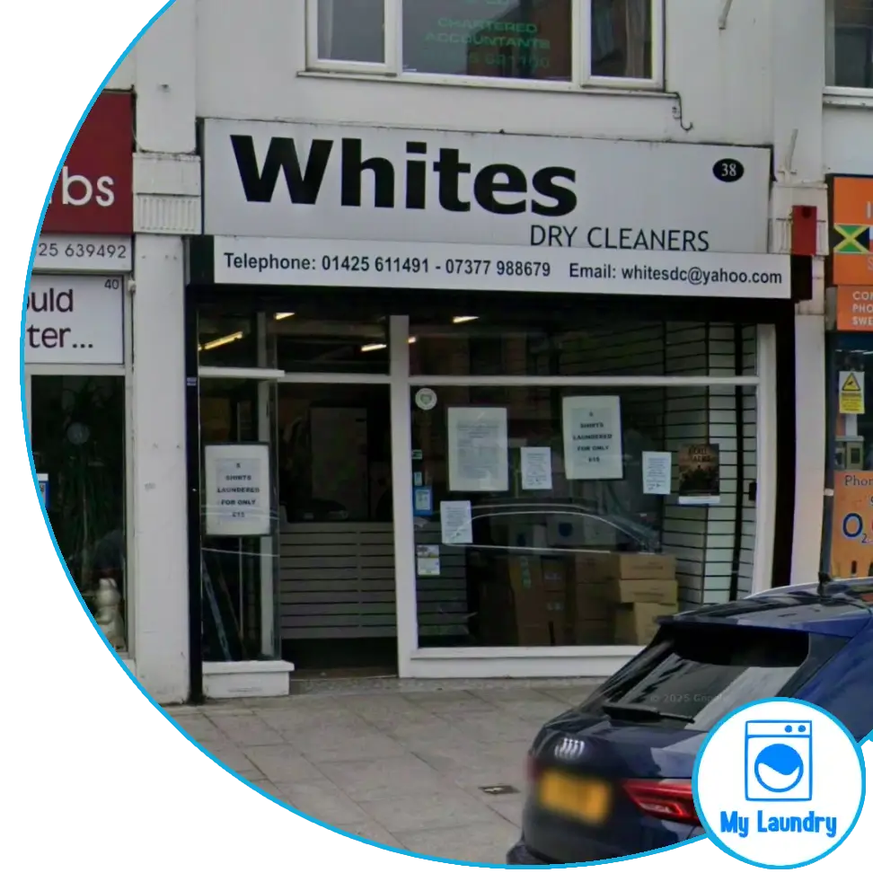 Whites Quality Drycleaners storefront